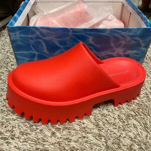 Jeffrey Campbell Red Platform Shoes